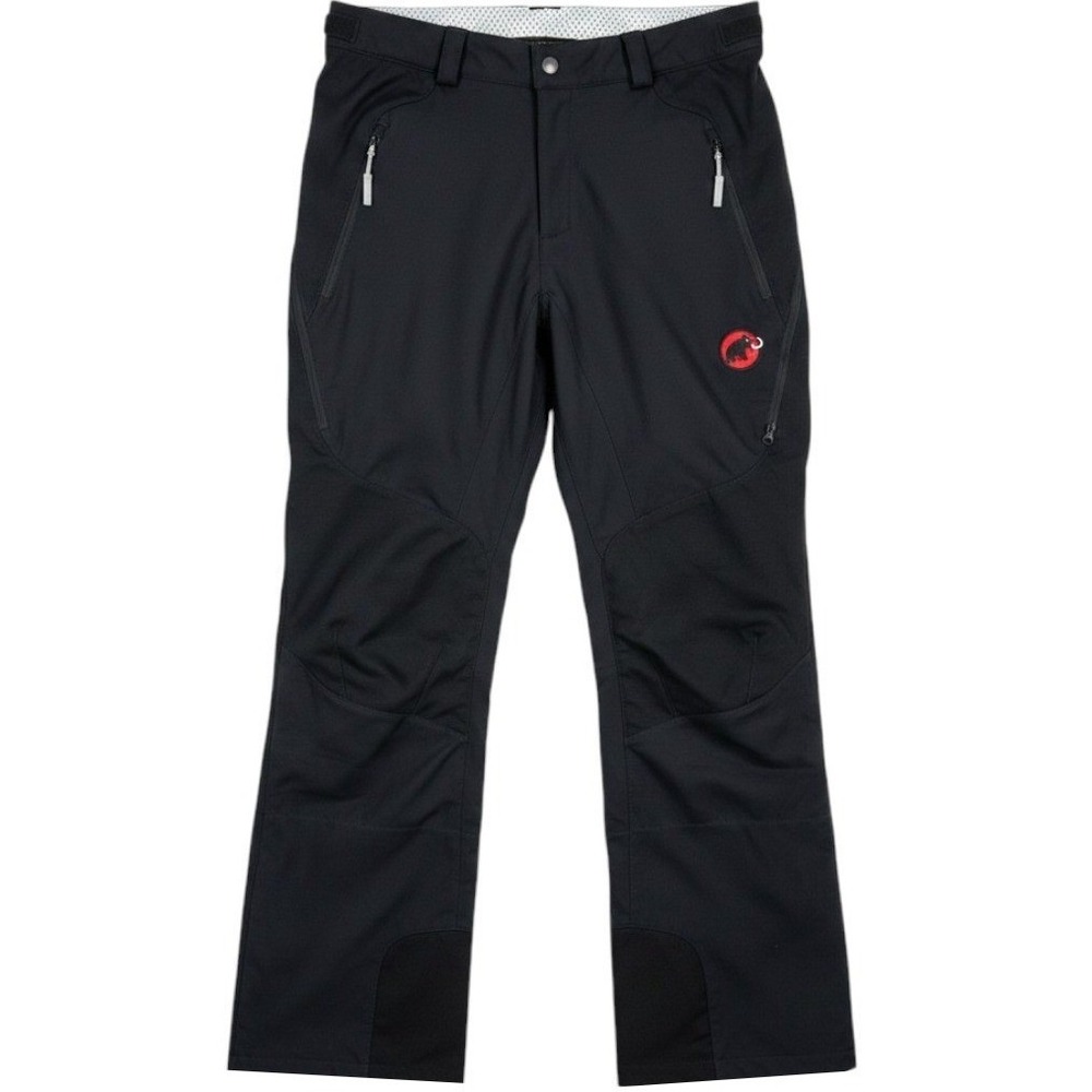 Mammut Softshell Snow Pants Women 40 (US 30/10) Black SOFtech Hiking Ski Outdoor